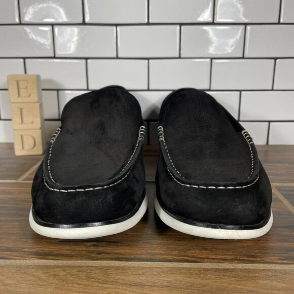 Cole Haan 2.ZERØGRAND Venetian Loafer Mens Size 13 Shoes Black Nubuck Slip On - Picture 2 of 12